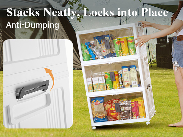 STORAGE BINS WITH LIDS