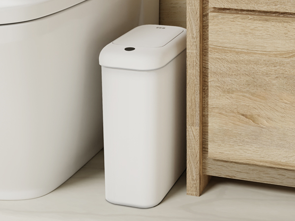 small bathroom trash can
