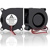 GDSTIME 2 Pack 40mm x 20mm 12V Brushless DC Blower Cooling Fan 4020 Dual Ball Bearings 2-Pin for ...