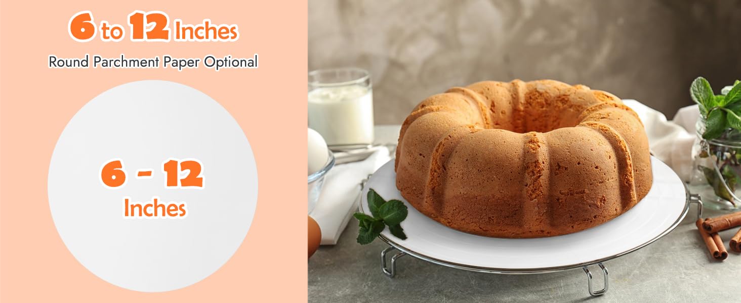 8 inch round parchment paper for baking