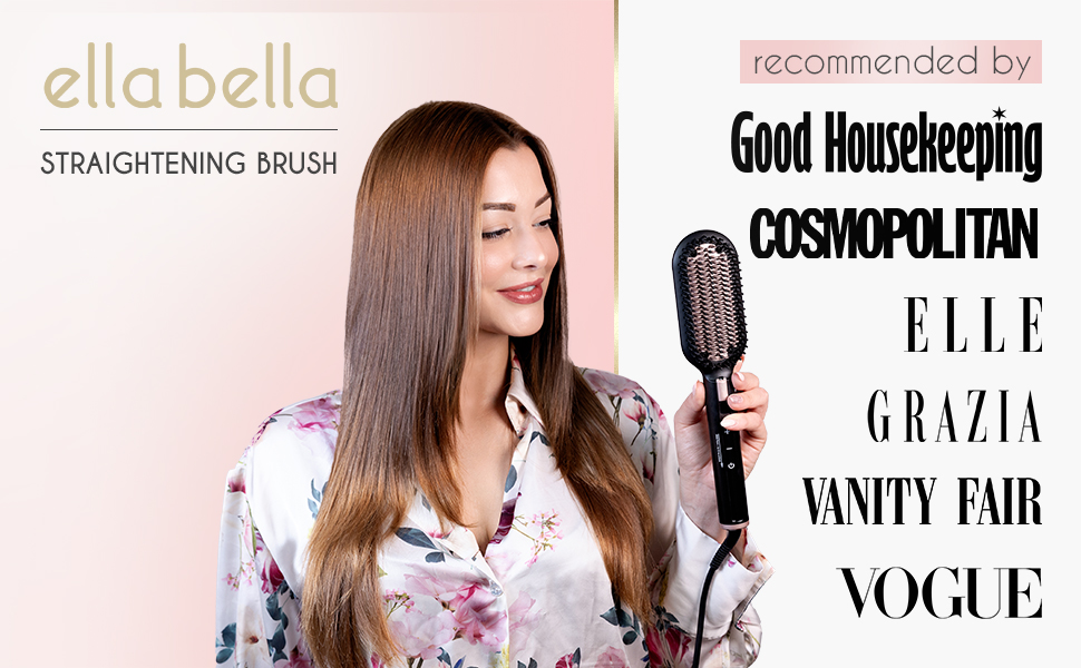 ELLA BELLA Hair Straightening Brush 1