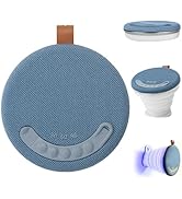 RUNNINGMT Portable Bluetooth Speaker with Lights,Foldable/Magnetic Outdoor Bluetooth Speaker/30/6...