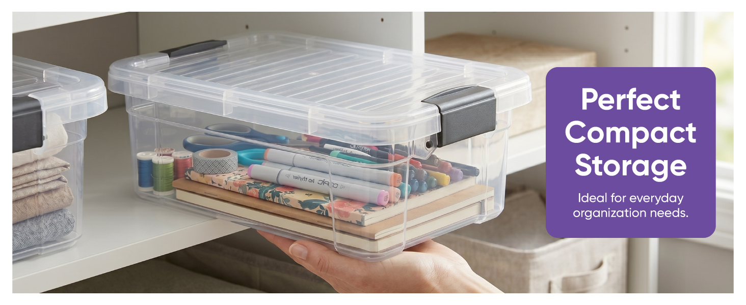Superio Slime &amp;amp;amp; Stackable Clear Storage Containers