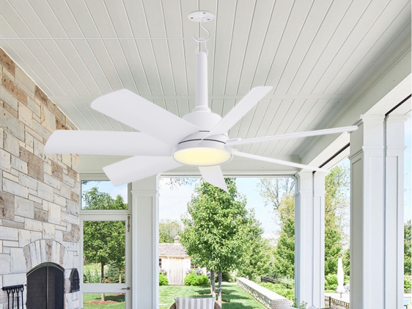 28 inch plug in outdoor ceiling fan with light remote hanging portable fan patio porch camping rv