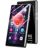 AGPTEK 5'' 128GB MP3 Player with Bluetooth and WiFi, T09 Touch Screen Andriod 13 Music Player wit...