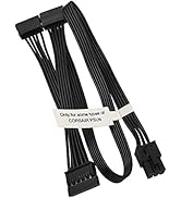 COMeap SATA Power Cable for Corsair PSUs, 6 Pin to 3X 15 Pin SATA Hard Drive Power Adapter Splitt...