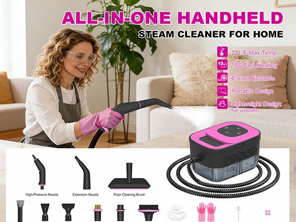 all in one handheld steam cleaner for home