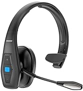 Conambo Noise Cancelling Bluetooth Headset V5.1, 35Hrs HD Talktime CVC8.0 Dual Mic Hands-Free Wir...