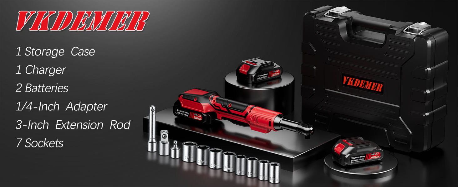  Cordless Ratchet Wrench Set