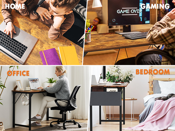 work from home desk rustic desk writing table thin desk