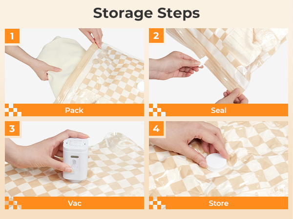 luggage vacuum bags with pump