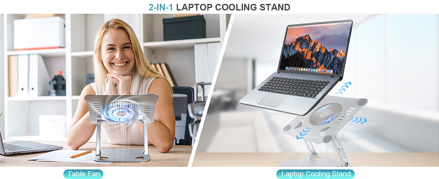 Laptop cooling holder
