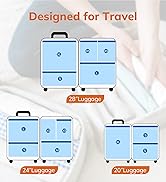 MONVANE Travel Vacuum Storage Bag with Wireless Pump, Portable Space Saver Bags for Travel, Suitc...