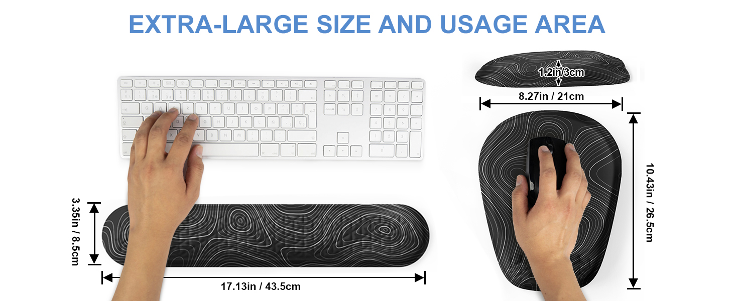 mouse pad with wrist rest