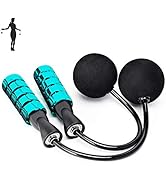 APLUGTEK Jump Rope, Weighted Ropeless Skipping Rope for Fitness, Tangle-Free Rapid Speed Cordless...