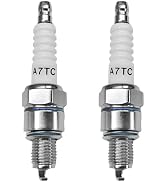 YTFRL 2 PCS Spark Plug, A7TC Spark Plug for GY6 50cc 70cc 90cc 110cc 125cc 150cc ATV Dirt Bike Sc...