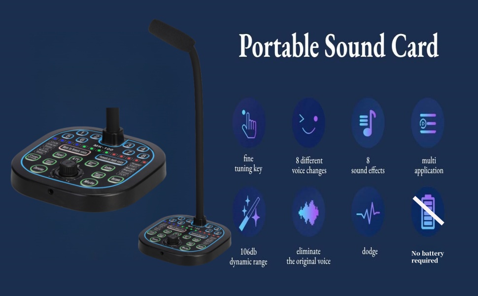 Powerful functionality, realistic voice changing effect