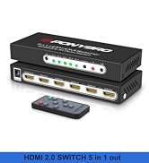 HDMI 2.0 switch 5 in 1 