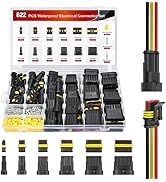 Nilight 43 Kits 1 2 3 4 5 6 Pin Electrical Connector ?Male Female Terminal Wire Connector Waterpr...