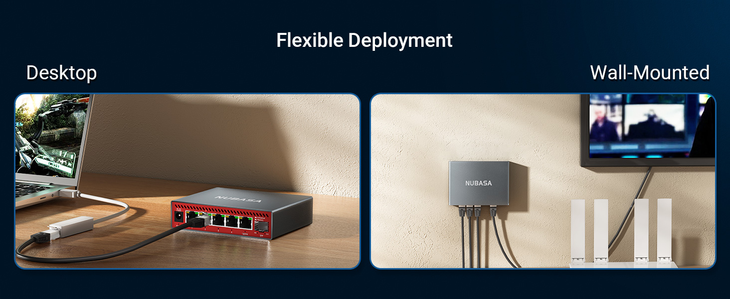 wall mount 2.5gb switch