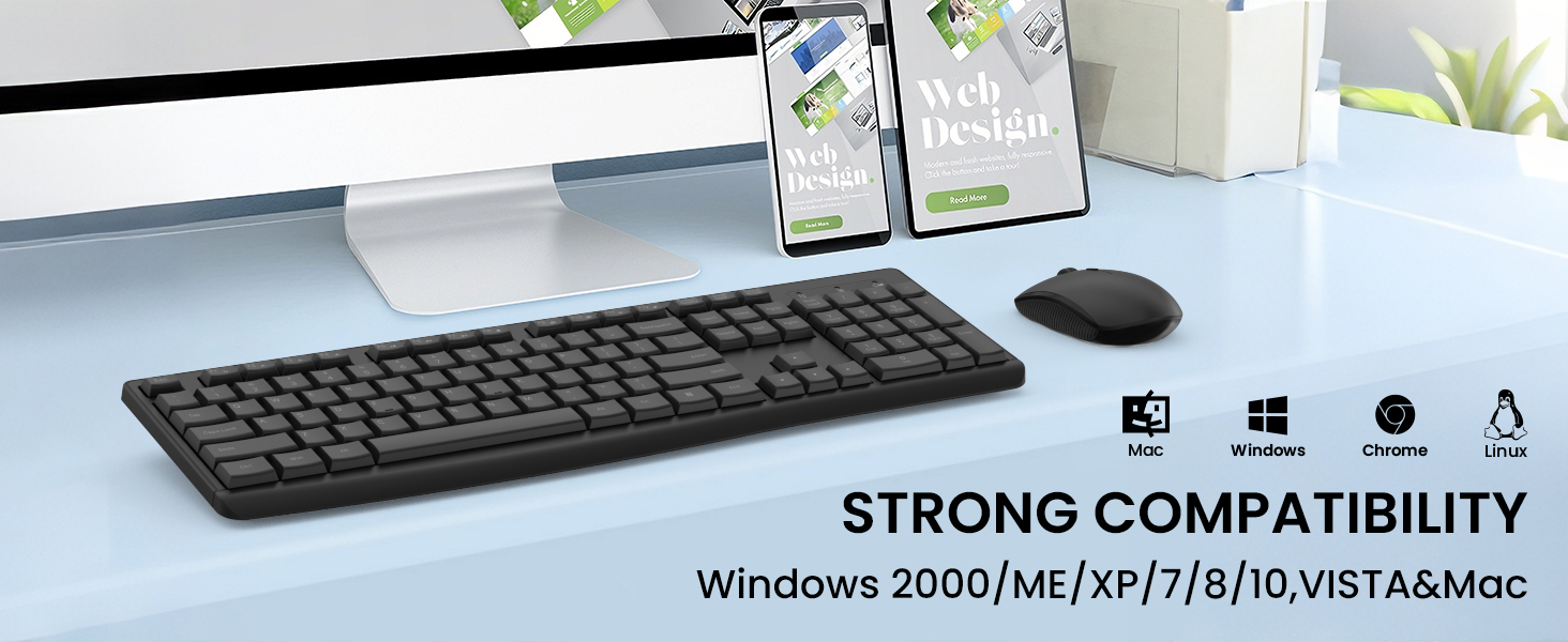 wireless keyboard mouse combo