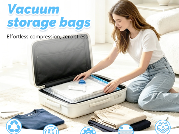 20 Pack Travel Vacuum Storage Bags