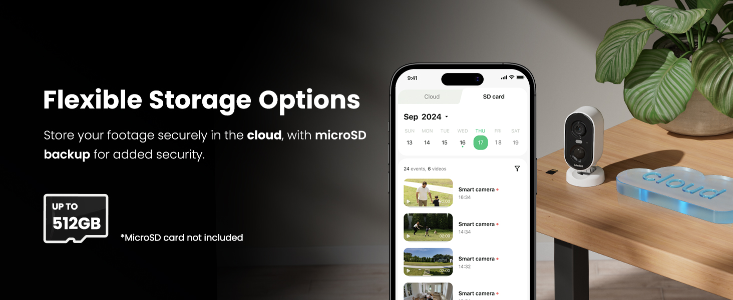 flexible storage options