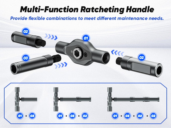 Multi-Function Ratcheting Handle