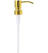 Metal Soap Dispenser Pump Replacement, Bronze Gold, Countertop Bathroom Lotion Container, Holders...