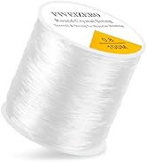 1 Rolls FIVEIZERO Elastic Bracelets String Cord,0.8 Round Crystal Elastic String for Bracelets Ne...