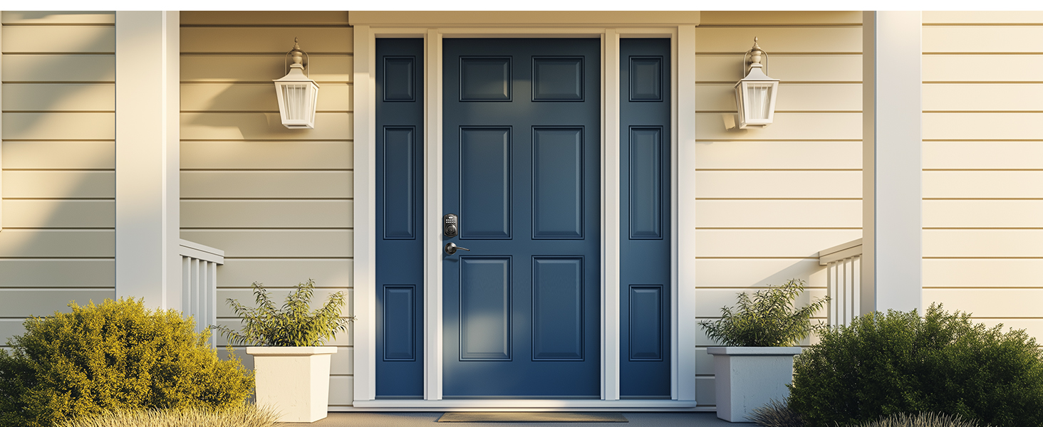 Keyless Entry Door Lock with Handles