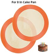 Round Silicone Baking Mats 8 inch