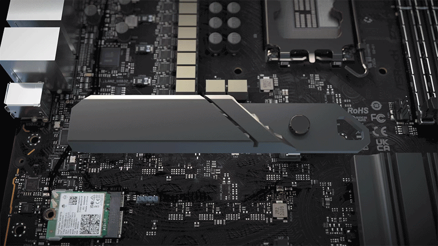 ASRock B860 CHALLENGER WIFI WHITE Motherboard