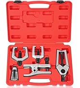 DAYUAN 5pcs Professional Front End Service Tool Kit, Pitman Arm Puller, Ball Joint Separator Tie ...