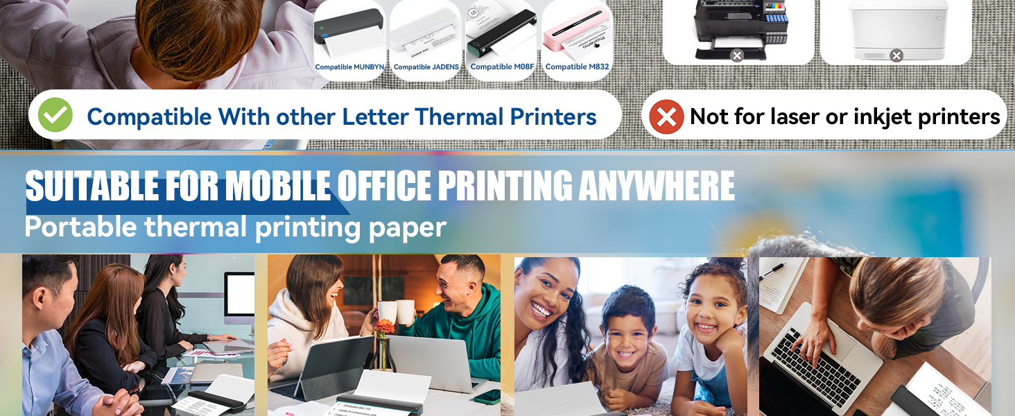 thermal printer paper thermal printing paper thermal Printer Paper 8.5 x 11 Inch