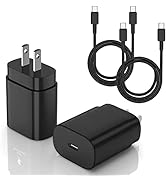 for Samsung Galaxy Super Fast Charging Cord Type C Charger,25w Charger USB C Block&amp;10ft USBC to U...