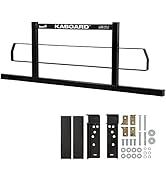69 Inch Kabgard Heavy-Duty Steel Pickup Truck Headache Rack and 27 inch Truck Toolbox Mounting Br...