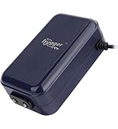 hygger Aquarium Air Pump,Adjustable Oxygen Pump,Silent Powerful Aerator Pump 2W/3W/4.5W/6W/ 1/2 A...