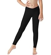 Runhit Girls Athletic Leggings Cross High Waisted Kids Yoga Dance Compression Pants for Teen Work...