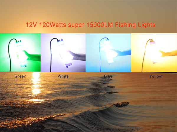 120W Underwater Fishing Lights