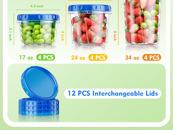 Soup Containers with Lids
