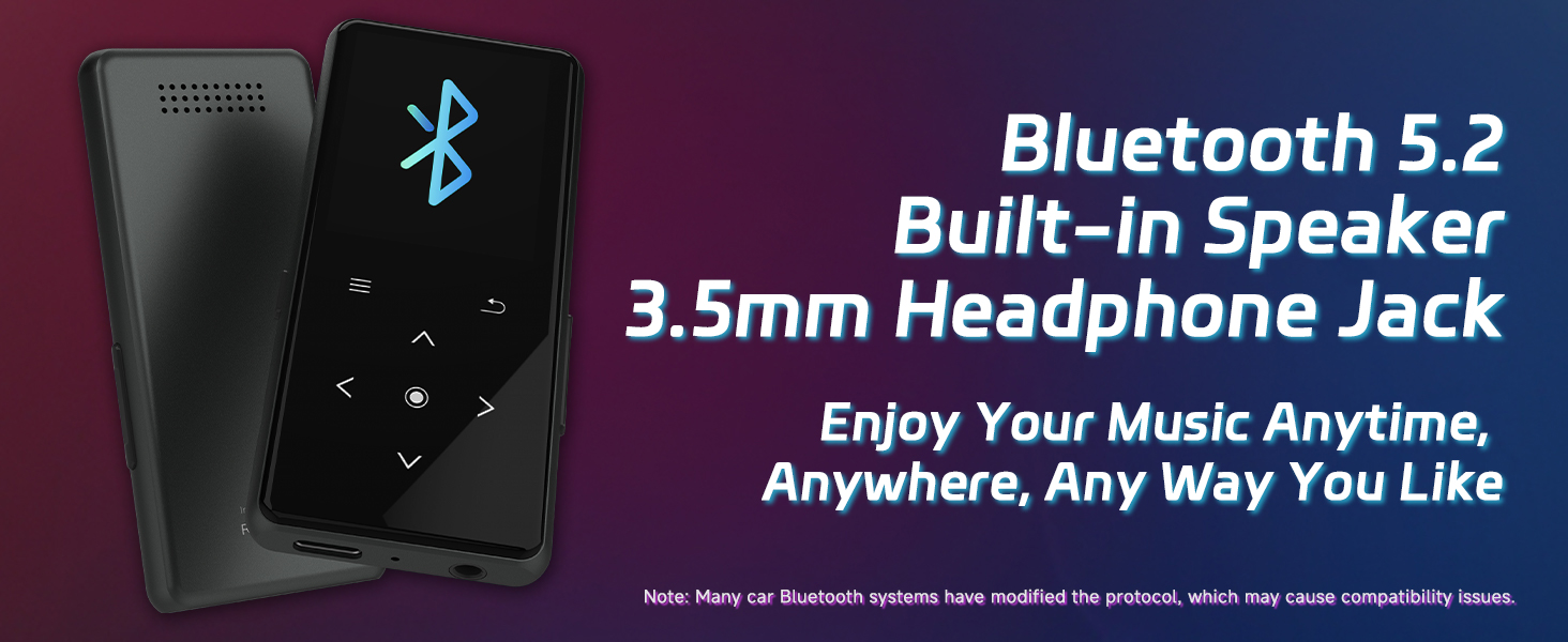 mp3 player with bluetooth
