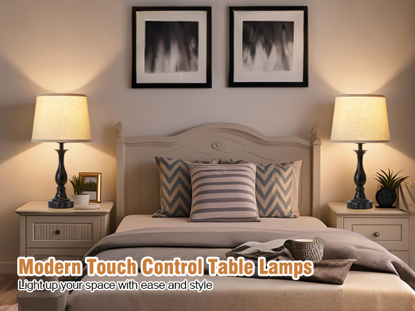 Modern Touch Control Table Lamps