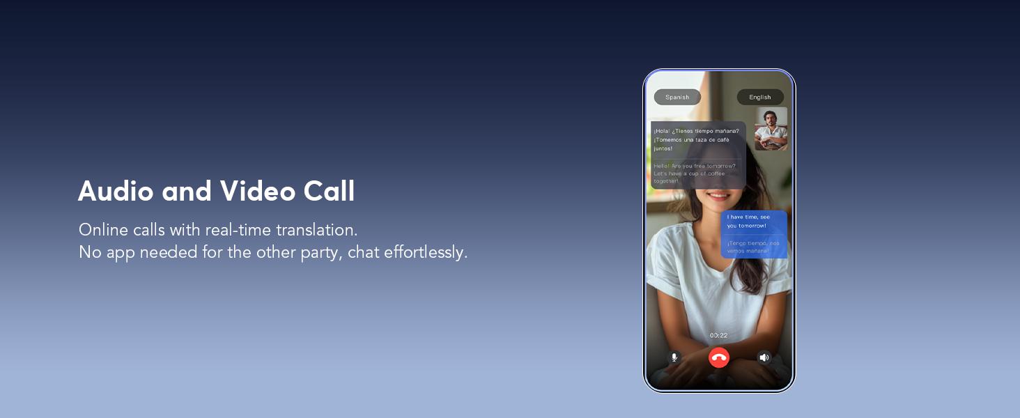 Audio and Video Call