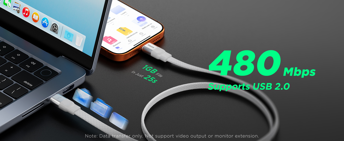 USB C to USB C Cable, 240W PD3.2 EPR Fast Charging Cord
