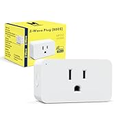 Minoston Z-Wave Plug 800 Zwave Smart Plugs Built-in Repeater Range Extender, 1300FT LR Range, Z-W...