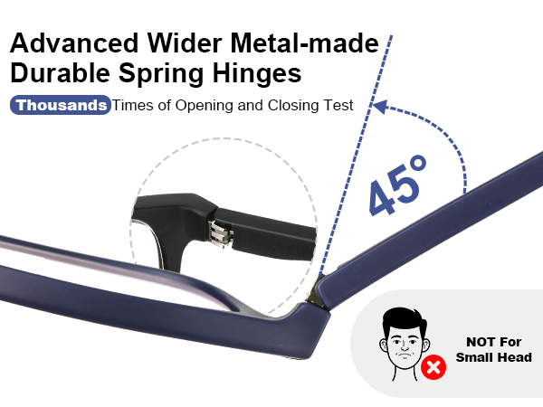 Durable spring hinges