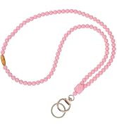 Ornaland Teacher Lanyard Silicone Beaded Lanyards for ID Badges for Keys for Nurse Student Women ...