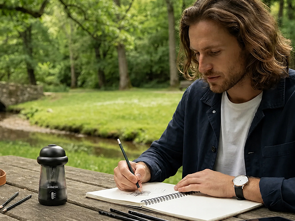 outdoor pencil sharpener