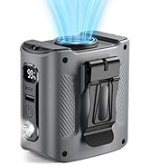 coldSky Portable Waist Fan, 10000mAh Rechargeabl with LED Display & 60H Runtime, 11000RPM Brushle...